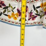 Farm Rio NWOT  Floral Ruffles Greek Garden Off-White Mini Dress Size M Photo 15