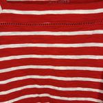 Talbots  100% Cotton Square Neck Top with eyelet detail at neckline, Medium Photo 1