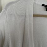 Eileen Fisher Organic Linen Blend White Cardigan Photo 4