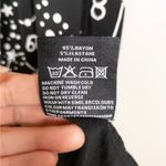 KILLSTAR  Black White Milky Way Babydoll Dress Cap Sleeve Jersey Knit Women's XS Photo 5