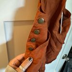 Nicole Miller Burnt Orange Overalls Photo 3