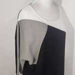 For Cynthia  Linen Shift Dress Size Medium Linen Colorblock Dress Photo 4