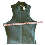 Papaya  Green Halter Neck Sheath Midi Dress Photo 1