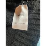 Anwnd  Black Distressed Eyelet Cropped Sweater Photo 2