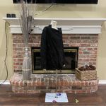 BLANK NYC NWT  drape front black coat / M Photo 5