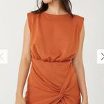 Free People Rust Orange Runaway Knit Mini Dress Photo 0