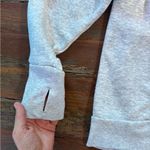 Fabletics  Zaylee Funnel Mock Neck Sweatshirt in Heathered Gray ~ Size Small 💚🍄 Photo 6