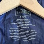 LL Bean Women's Down Fill Puffer Jacket Parka Hooded Size Small Blue Photo 4
