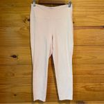 Eileen Fisher  Lightweight Cotton Jersey Cropped Sleep Leggings Blush Pink Small Photo 1