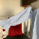 Off the Shoulder Top Blue Size M Photo 9
