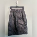 wilson's leather Wilson’s Black Leather Pencil Skirt Matrixcore Quiet Luxury Uptown Punk 90s SZ 8 Photo 2