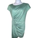 SheIn Teal Patterned Midi Dress Photo 4