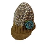 Vintage‎ Erin Knitwear Ireland Wool Knit Hat Cap Beanie Y2K Brown Photo 1