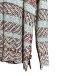 Knox Rose Sweater Womens Large Multicolor Boho Print Pullover Sweatshirt Jumper Photo 4