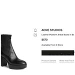Acne Studios Platform Boots Photo 6