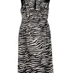 NEW MISHA Susanita Printed Sequin Dress SIZE 10 Black Photo 0