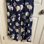 Mittoshop navy blue  jumpsuit Floral size large Photo 4