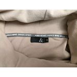 Ampersand Avenue Size M Colorblock Modern Twee Cowl Neck Sweatshirt Thumb Holes Blue Size M Photo 7