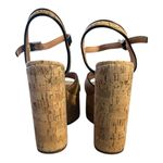 Schutz NWT / Keefa Weekend Cutout Cork Block Sandals Size 8 Photo 4