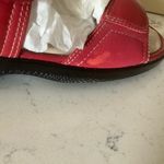 Softwalk Vintage y2k Soft Walk Sunset red leather sandals sz 9.5 slingback comfort shoes Photo 7