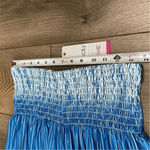 Lucky In Love 14" Paradise Smocked High Waist Blue Print Tennis Skirt Size Small Photo 6