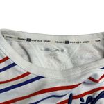 Tommy Hilfiger Vintage Sport Striped T-Shirt Dress 90s Red White Blue Large Photo 5