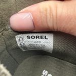 Sorel Women's Green Suede Out N About Slip-On Wedge Booties Size 8.5 Photo 5