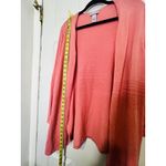 Catherines  Women’s Plus Size Pink Cardigan Size 1X With Pockets Cozy Cottage. Photo 4
