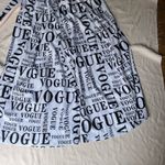 Black and White Vogue Print Skirt Size XL Photo 1