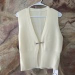 Commense Metal Buckle Waisted Sweater Vest size L Size L Photo 2