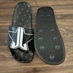 Jeffree Stars Black Unisex Pool Slides Men 12/Women/14 Photo 2