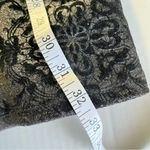 Maurice's Black Floral Velvet Flecked Formal Mini Dress Women’s Size XS Photo 10