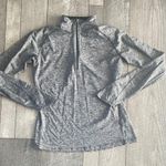 Nike  Dri-Fit Size Medium Heathered Grey 1/4 Zip Pullover Top Photo 6