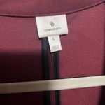 Dressbarn Maroon Blazer Tailored Open Front Size L Photo 2