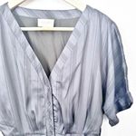 Nordstrom CIEBON | Naya Variegated Tonal Stripe Jumpsuit Black Gray Hutton Front | Size Me Photo 6