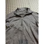 Lululemon  1/2 Zip Swiftly Tech Long Sleeve Womens 8‎ Striped Gray Athletic Photo 1