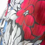 Afred Dunner women's cotton blend floral print zip up blazer jacket, size 16 Gray Photo 12