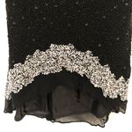 Scala Beaded Black Dress Size M Photo 4