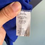 Helmut Lang Helmut Cobalt Blue sleeveless draped v-neck top size P/XS Photo 2