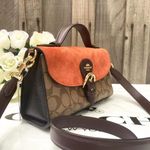 Coach Kleo Top Handle In Signature CanvasC8516 Photo 2