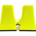 The Attico Devon Mules Neon Yellow Heel Square Toe Leather Party Shoe EU 37 US 7 Photo 8