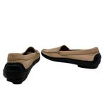 Tod's  Driving Loafers Penny Slip On Flats Leather‎ Rubber Beige Size 37 US 7 Photo 5