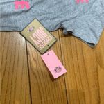 Juicy Couture Pam Gela Love and Luxe Short Sleeve T-Shirt Gray Women's Large Photo 4