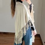 Alberto Makali Alberto Malaki Western Suede Fringe Cape One Size Photo 1