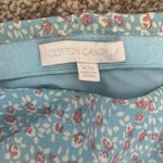 Cotton Candy LA Blue Floral Mini Skirt Photo 1