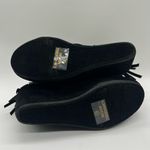 Top Moda Boots Womens 6.5 Black Moc Toe Lace Up Wedge Moccasin Bootie NEW Photo 7