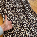 Steven Alan silk sleeveless dress Cheetah print Cream tan brown Size 0 Photo 7