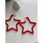 Red Jewelry lot Earrings Choker Bracelet Star Heart Hoop Valentine's Day Photo 4