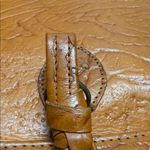 American Vintage Orange Leather Satchel Photo 7