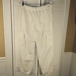 Sundance NWOT  Womens‎ White Linen Blend Cargo Pants 8 Photo 1